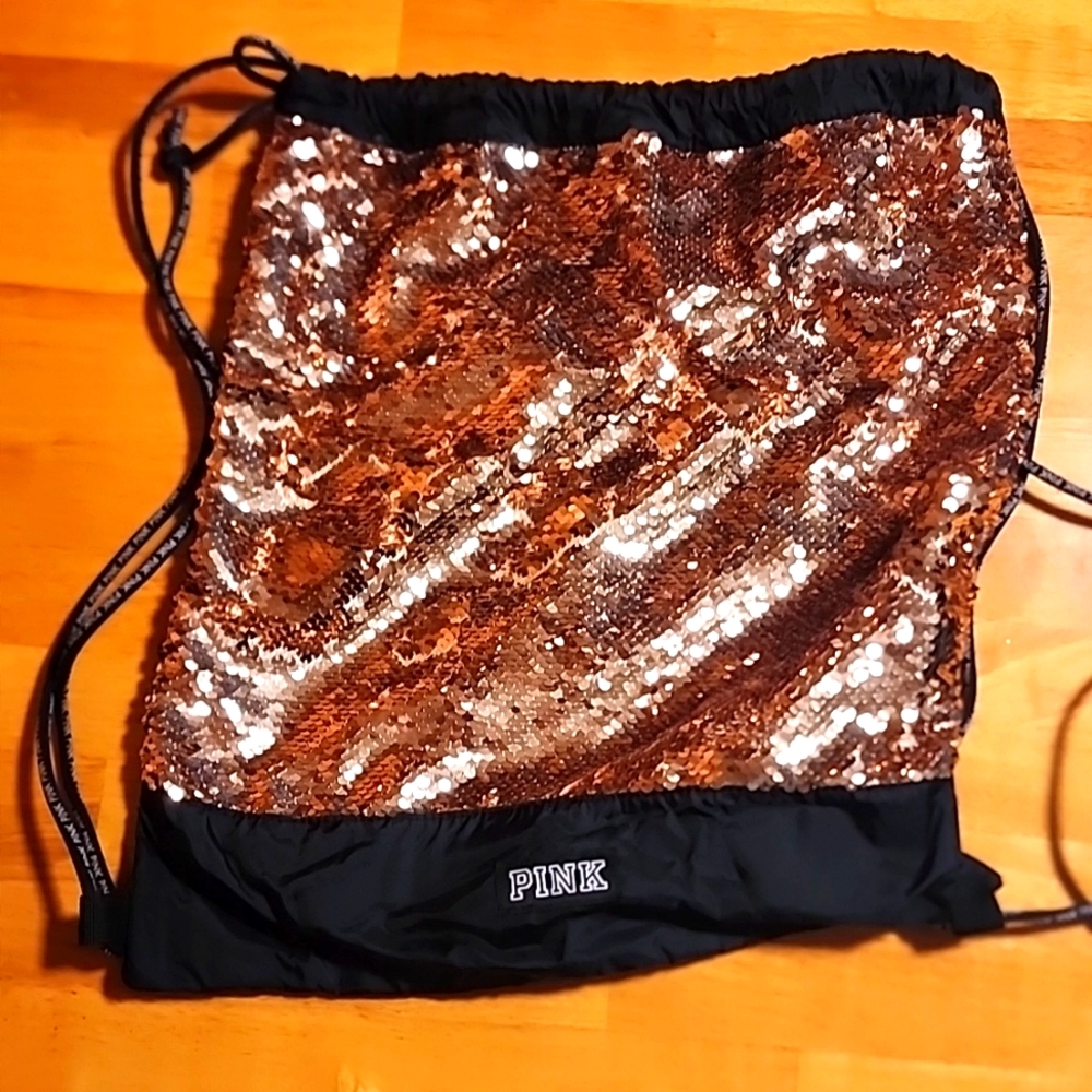 Victoria Secret Pink Draw String Bag - image 1